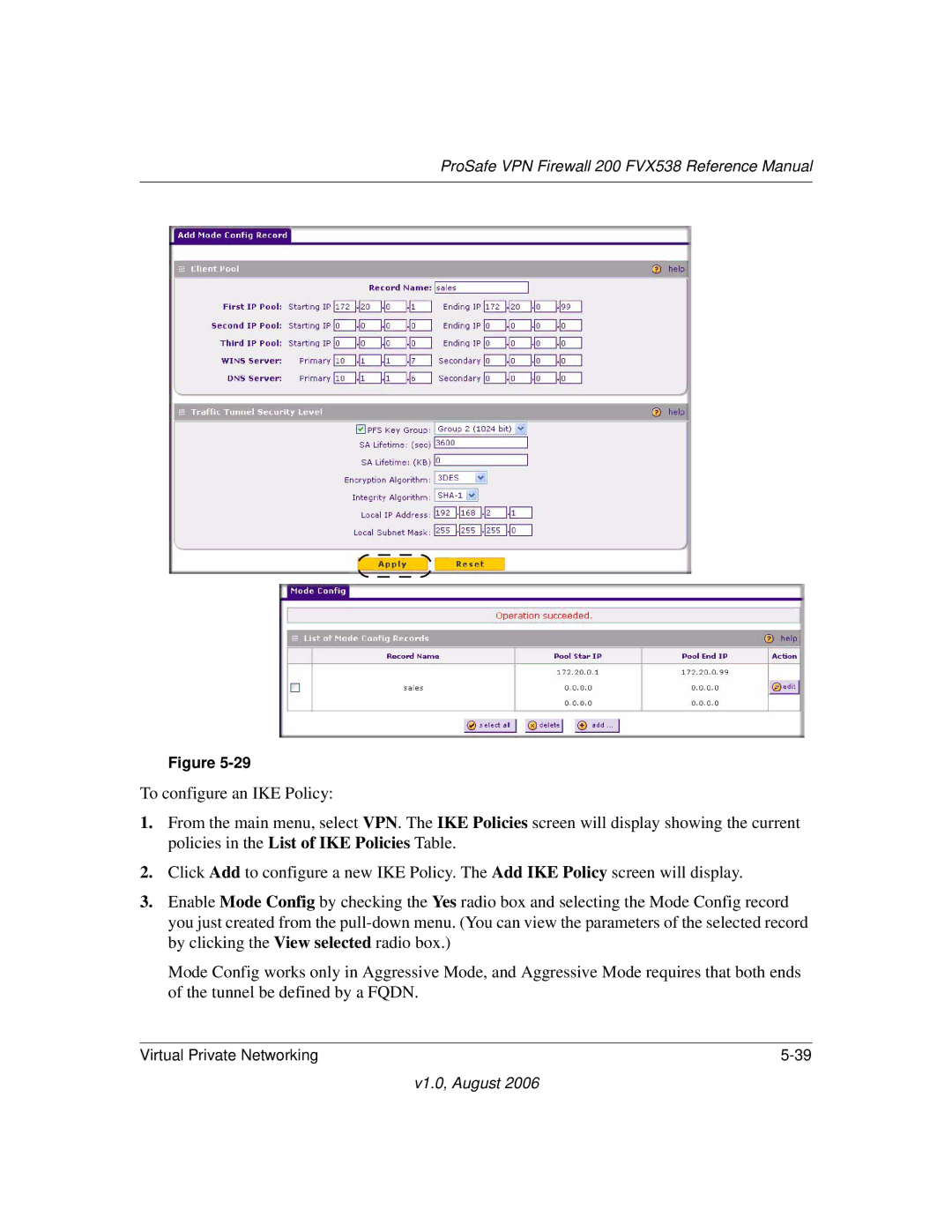 NETGEAR manual ProSafe VPN Firewall 200 FVX538 Reference Manual 