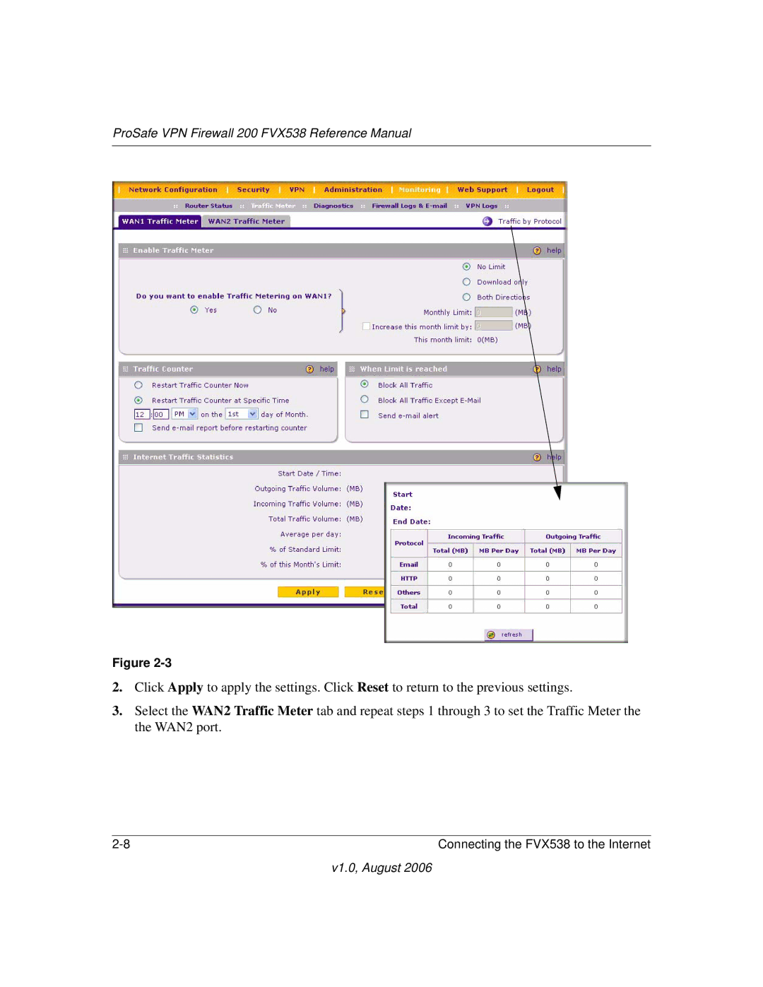 NETGEAR manual ProSafe VPN Firewall 200 FVX538 Reference Manual 