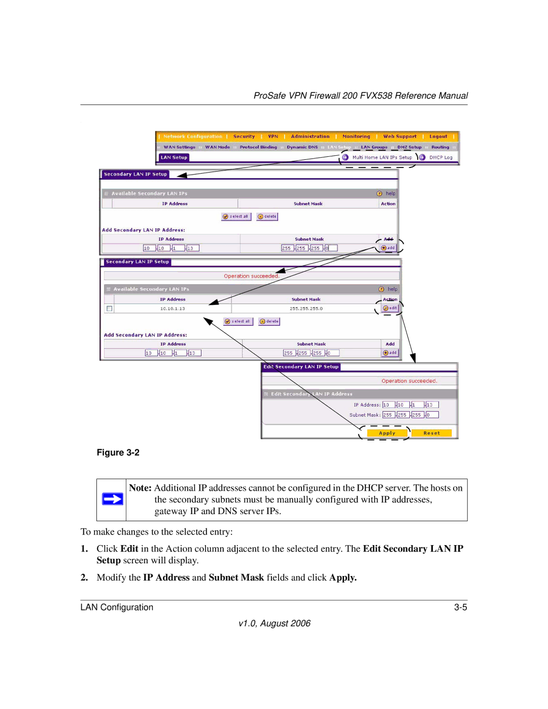 NETGEAR manual ProSafe VPN Firewall 200 FVX538 Reference Manual 