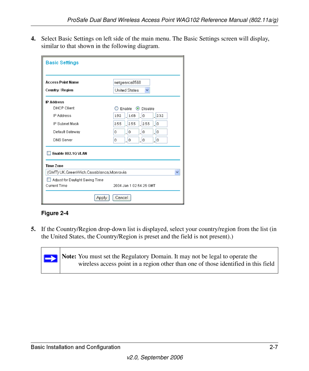 NETGEAR WAG102NA manual V2.0, September 