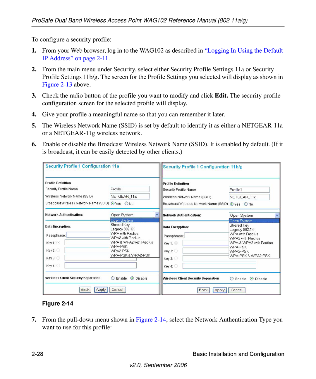 NETGEAR WAG102NA manual V2.0, September 