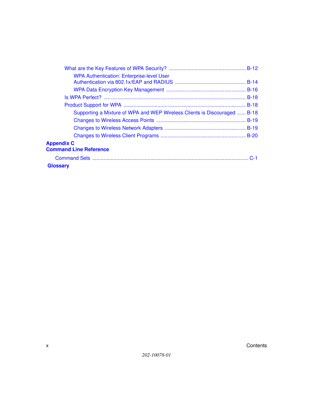 NETGEAR WAG302 manual Appendix C Command Line Reference 