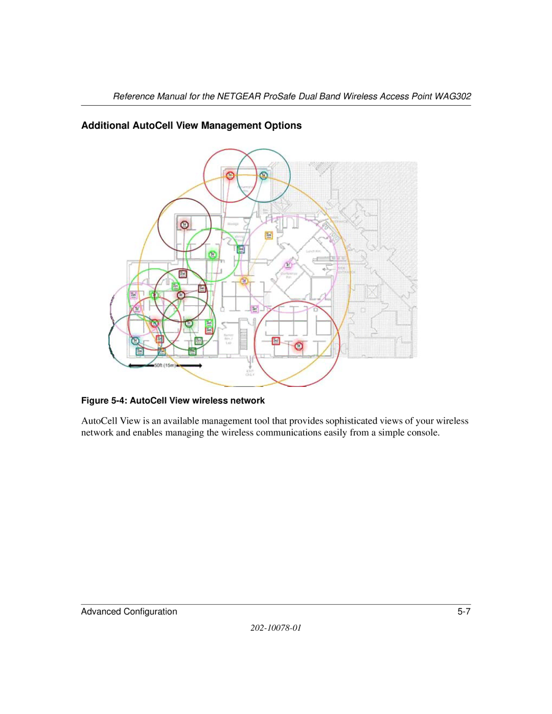 NETGEAR WAG302 manual Additional AutoCell View Management Options 