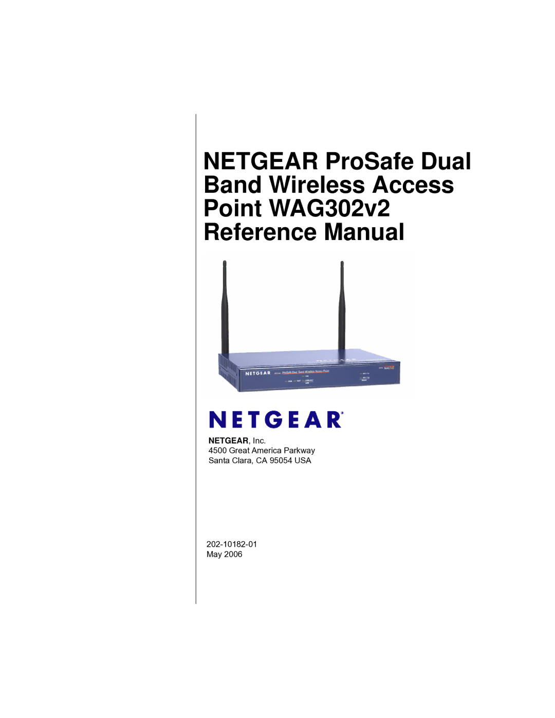 NETGEAR WAG302V2 manual NETGEAR, Inc 