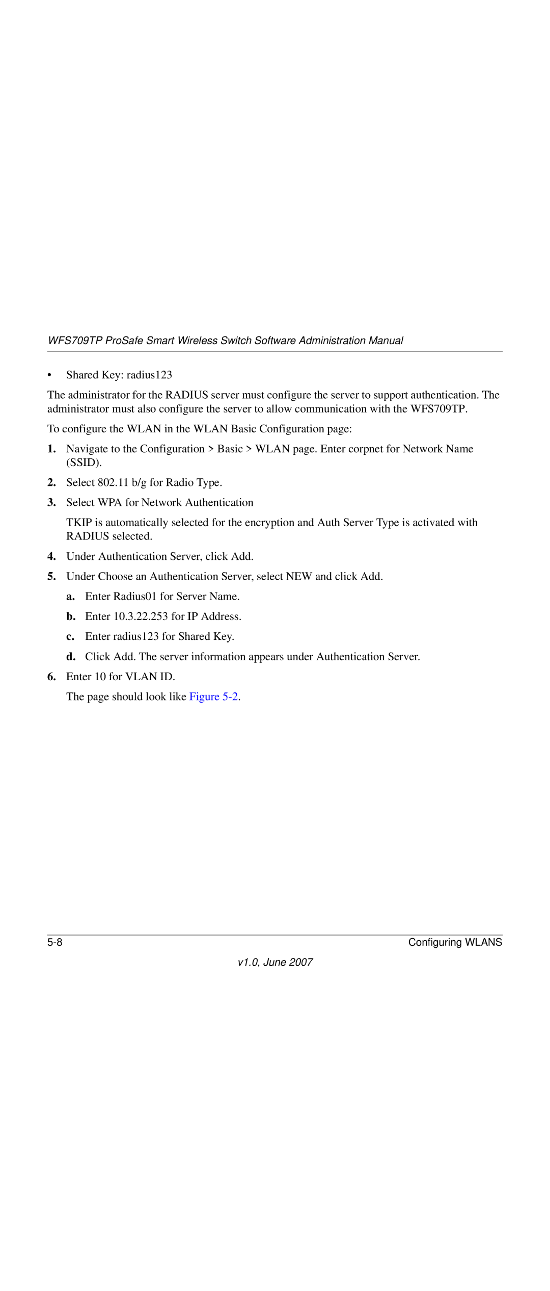 NETGEAR WFS709TP-100NAS manual V1.0, June 