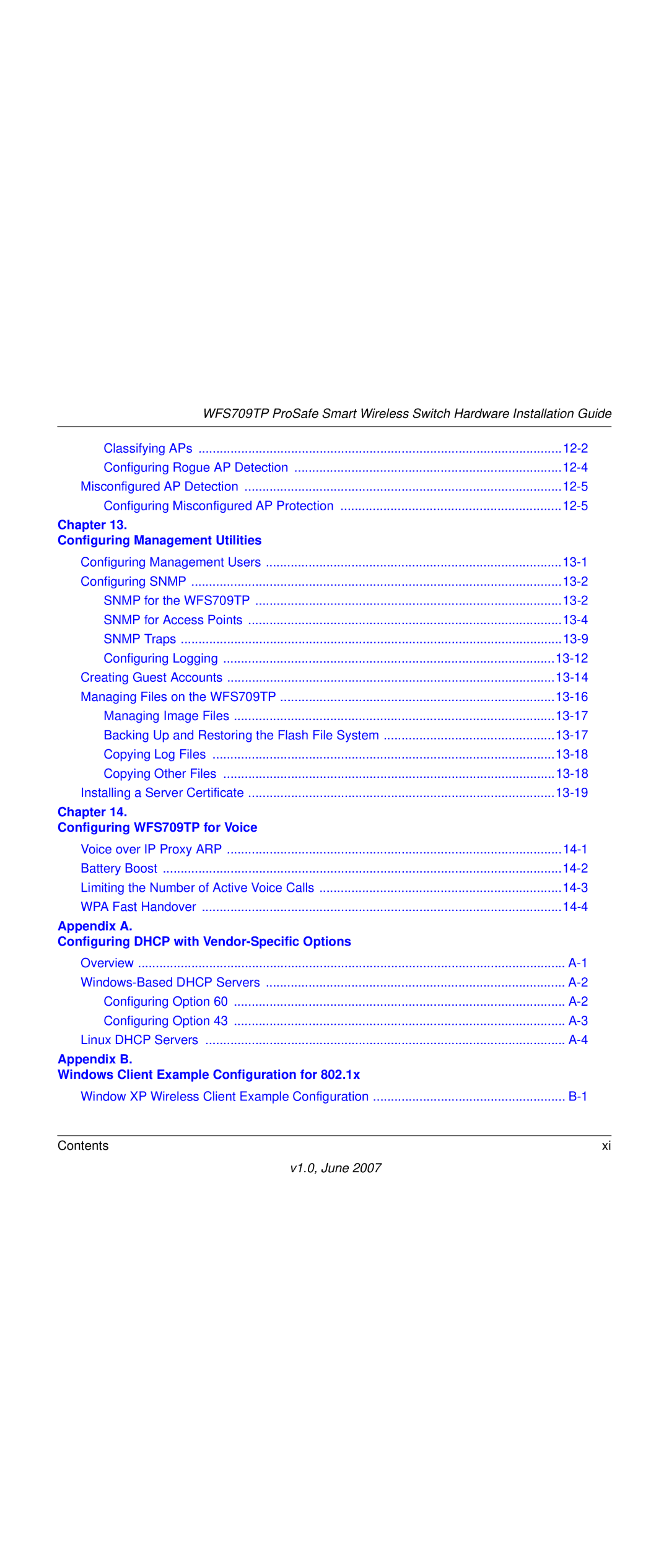 NETGEAR WFS709TP-100NAS manual Appendix a Configuring Dhcp with Vendor-Specific Options 