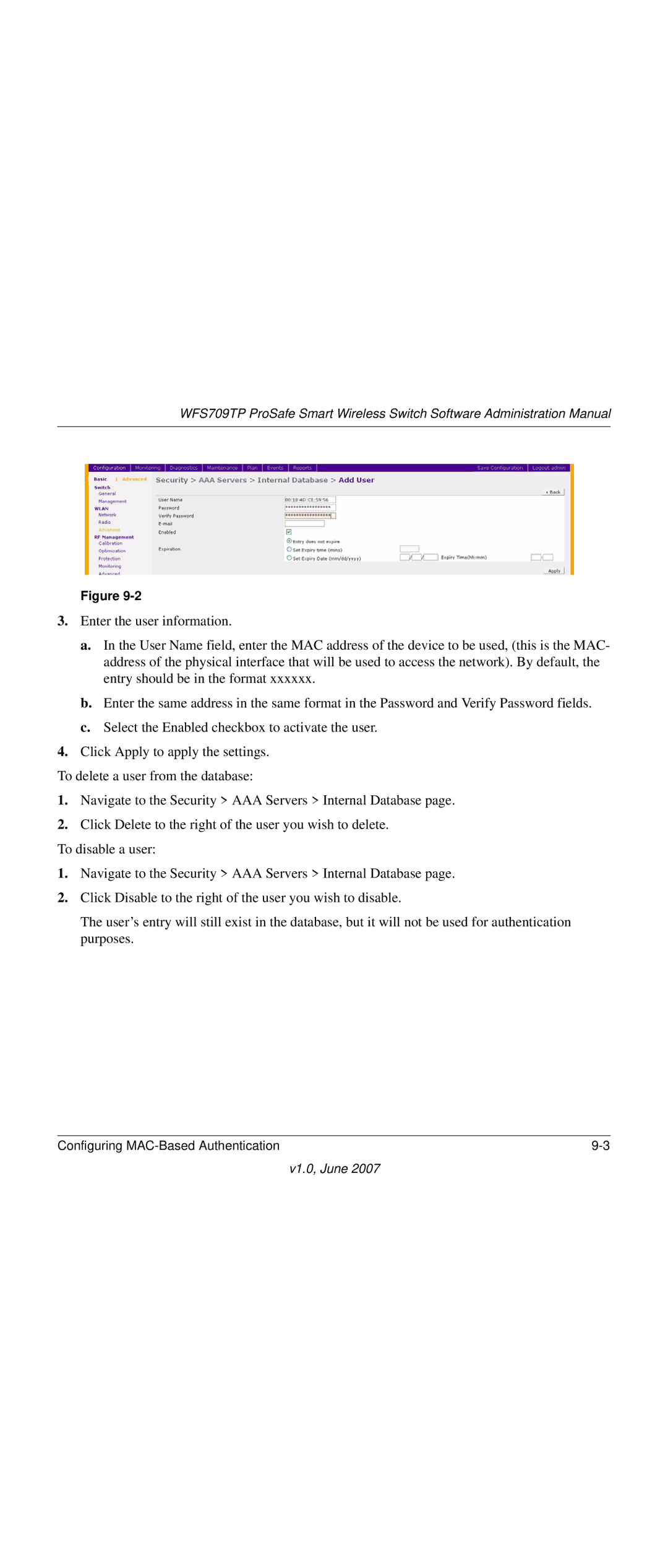 NETGEAR WFS709TP-100NAS manual V1.0, June 