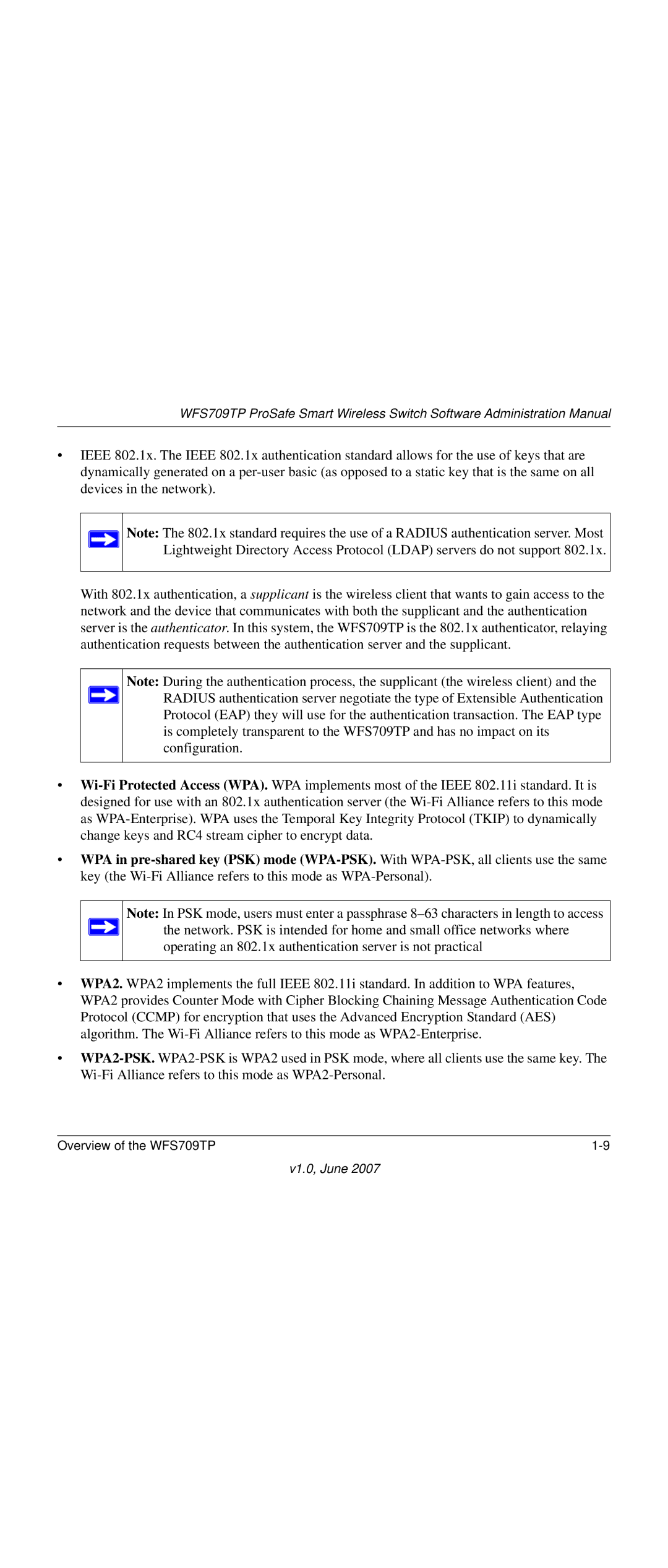 NETGEAR WFS709TP-100NAS manual V1.0, June 