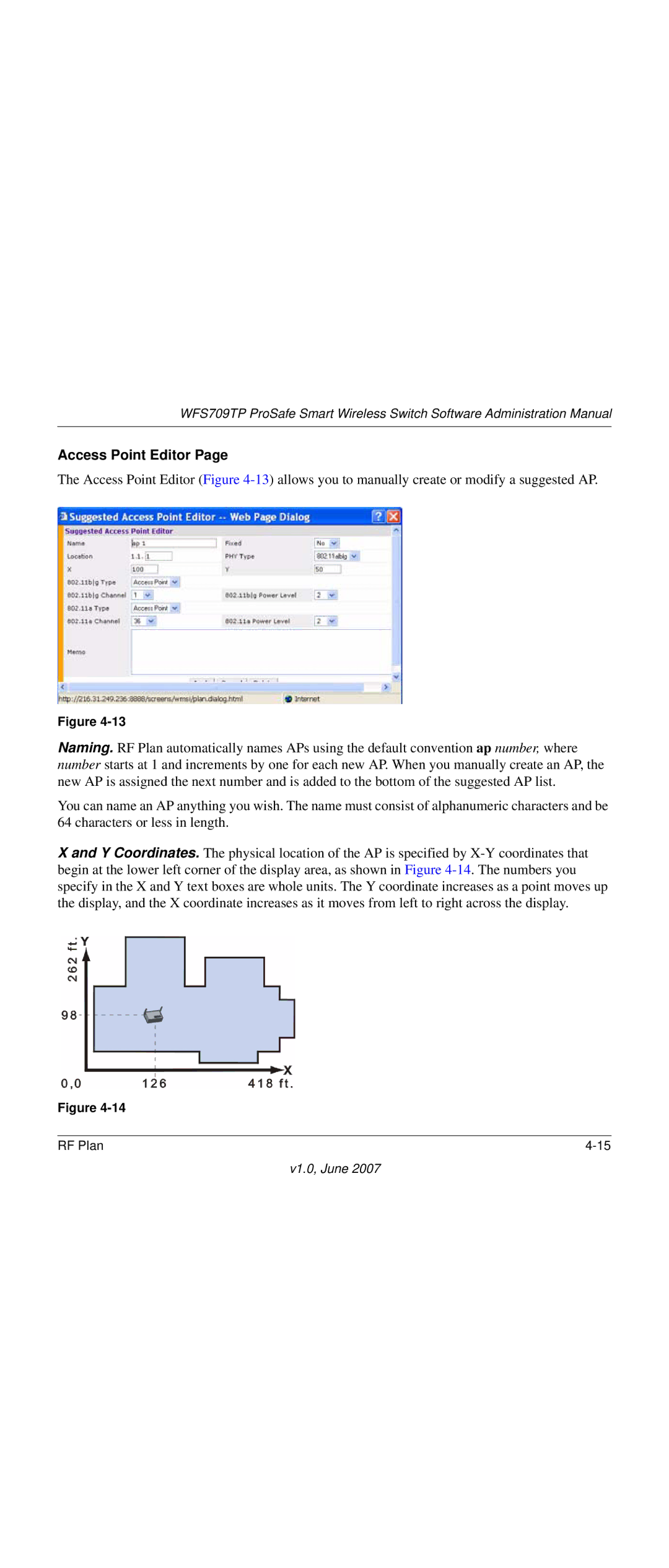 NETGEAR WFS709TP-100NAS manual Access Point Editor 