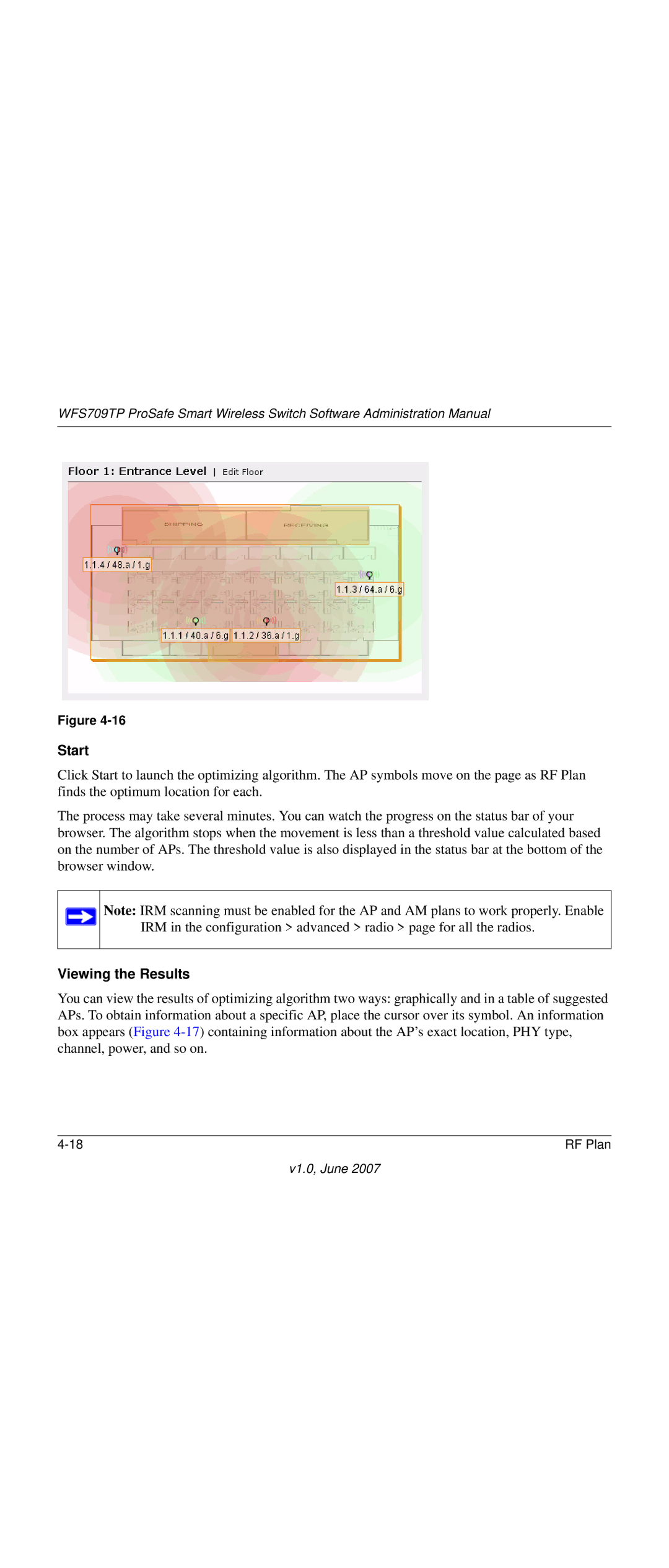 NETGEAR WFS709TP-100NAS manual Start, Viewing the Results 