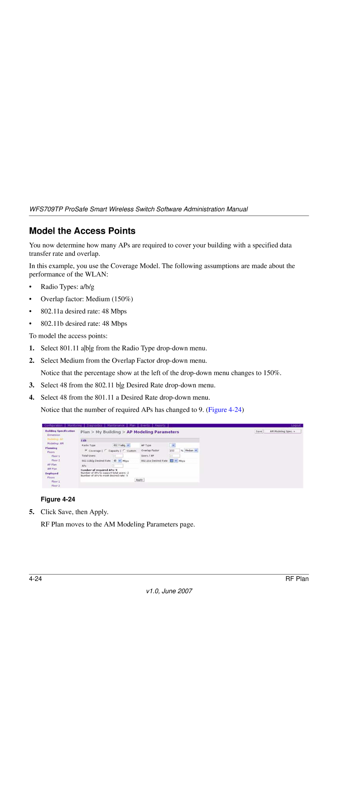 NETGEAR WFS709TP-100NAS manual Model the Access Points 