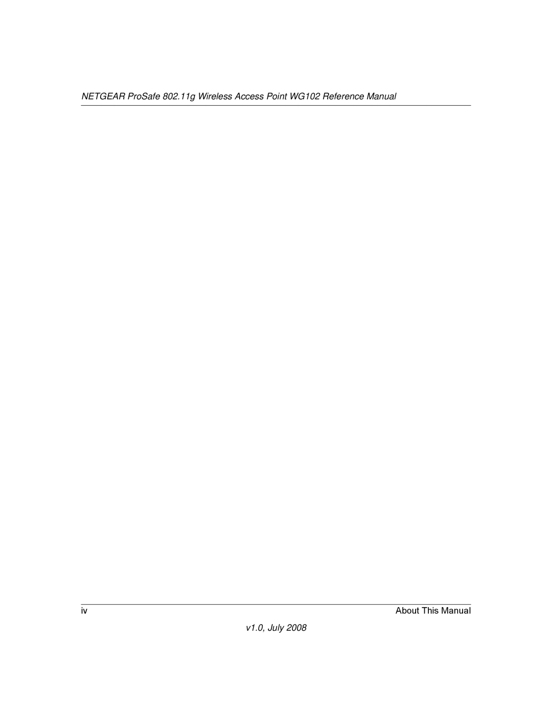 NETGEAR WG102NA manual V1.0, July 