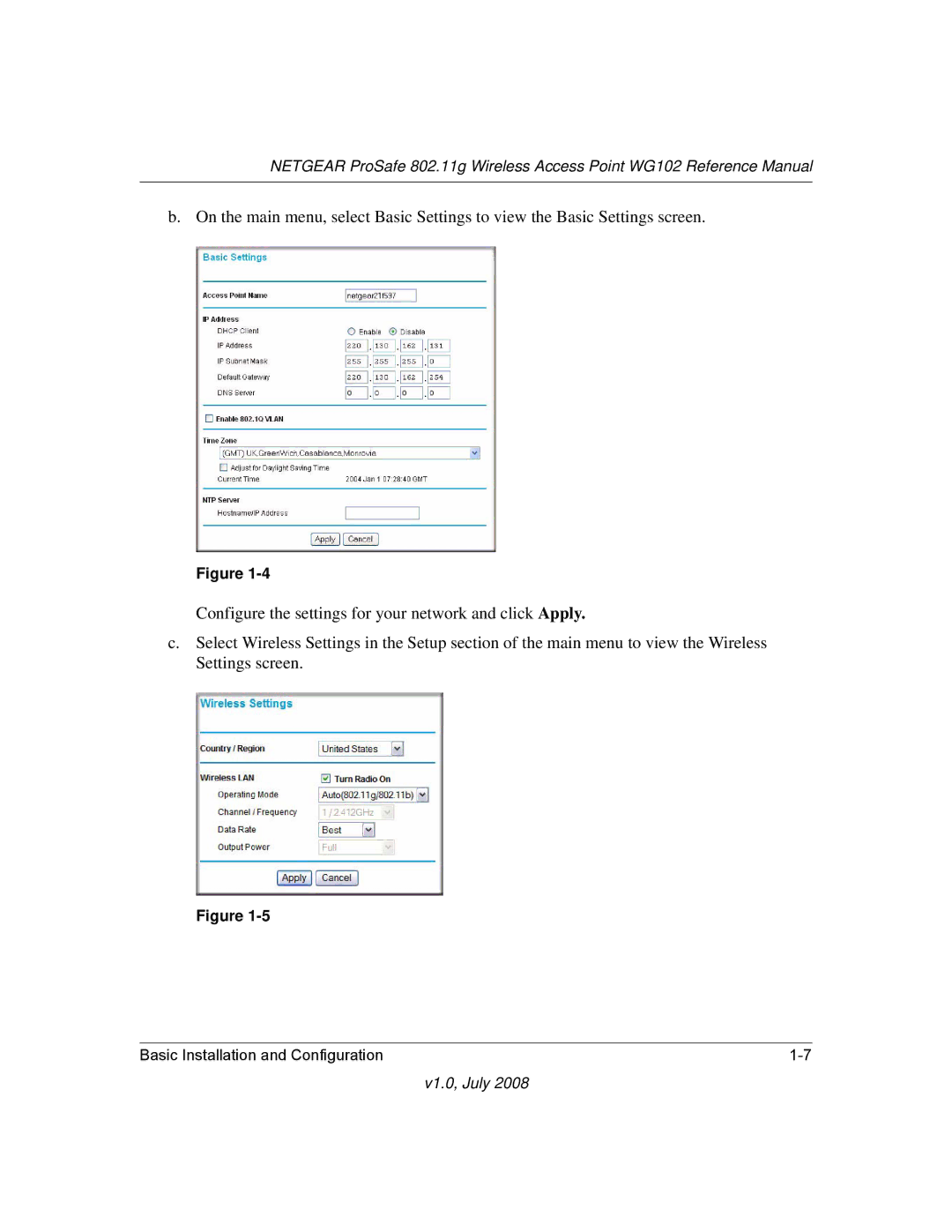 NETGEAR WG102NA manual V1.0, July 