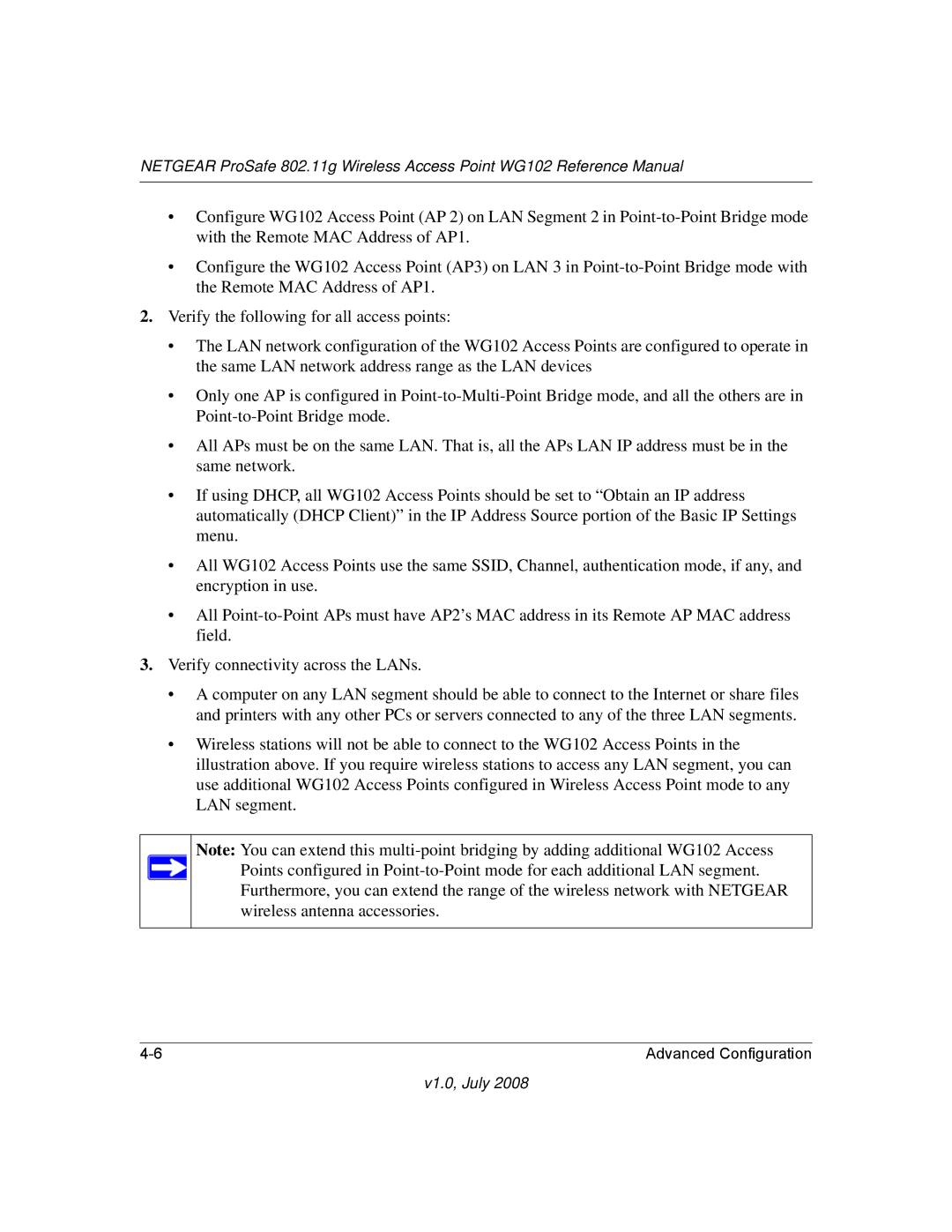 NETGEAR WG102NA manual V1.0, July 