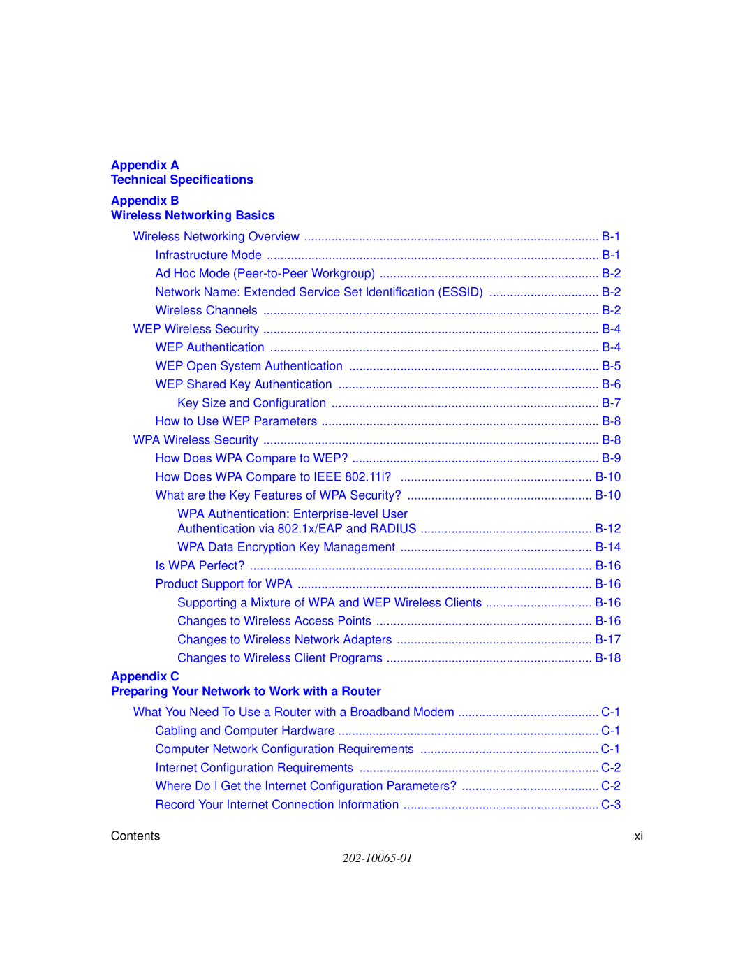 NETGEAR WG111U user manual Appendix C Preparing Your Network to Work with a Router 