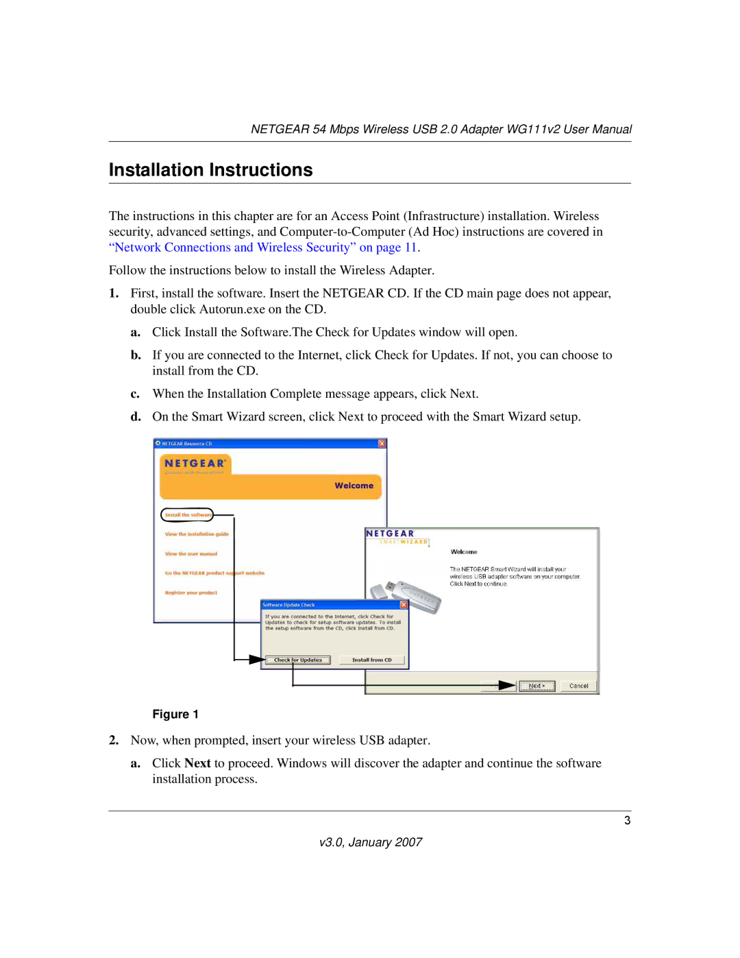 NETGEAR WG111V2 user manual Installation Instructions 