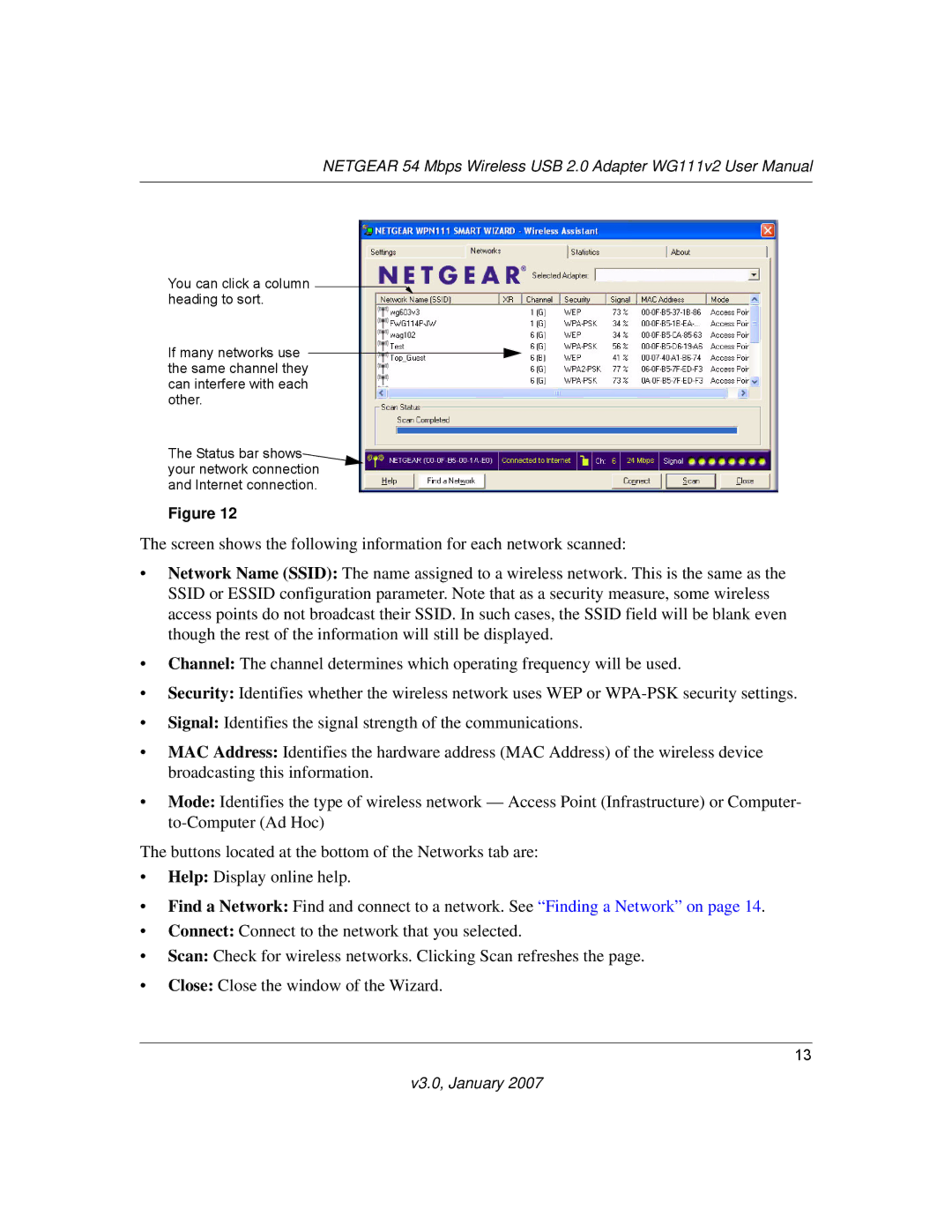 NETGEAR WG111V2 user manual V3.0, January 