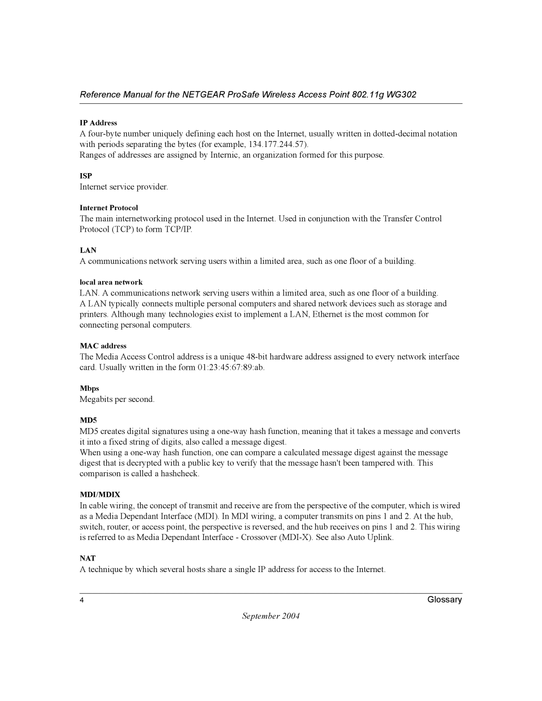 NETGEAR WG302 manual Internet service provider 