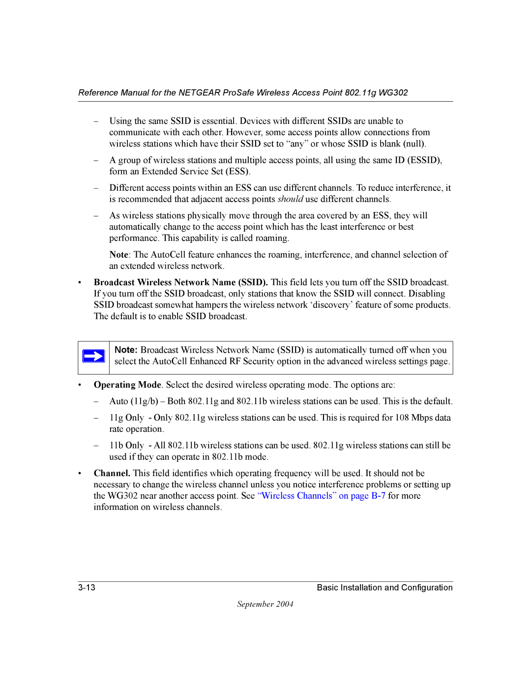 NETGEAR WG302 manual Basic Installation and Configuration 