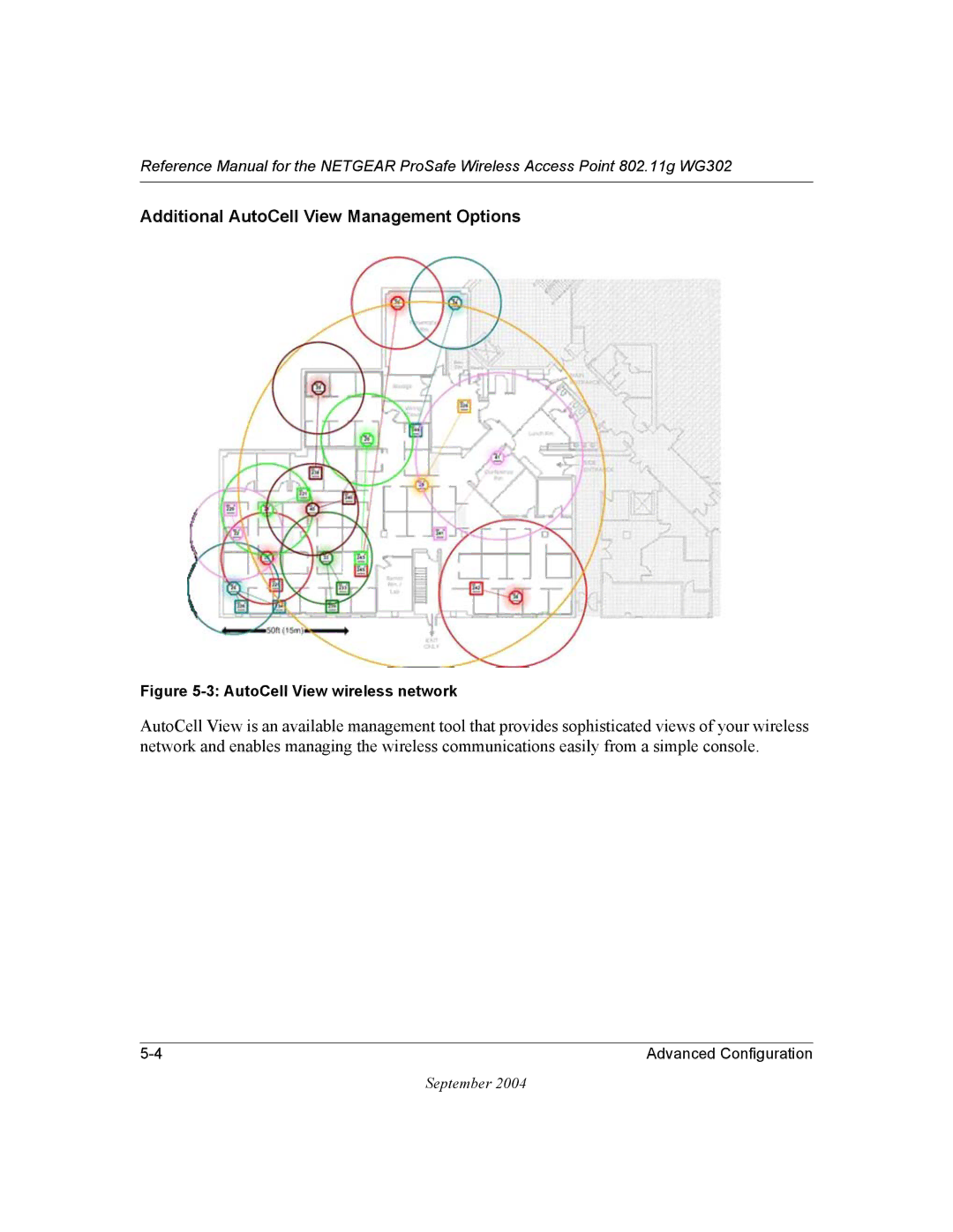 NETGEAR WG302 manual Additional AutoCell View Management Options 