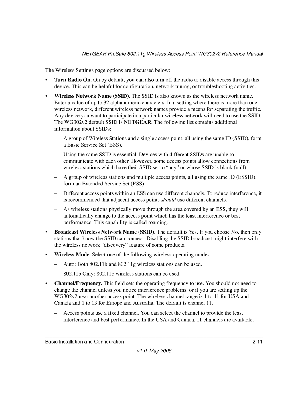 NETGEAR WG302v2 manual V1.0, May 