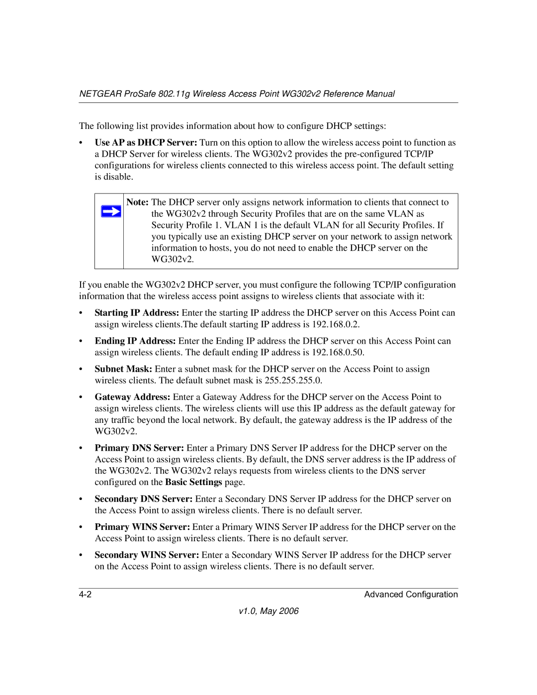 NETGEAR WG302v2 manual V1.0, May 