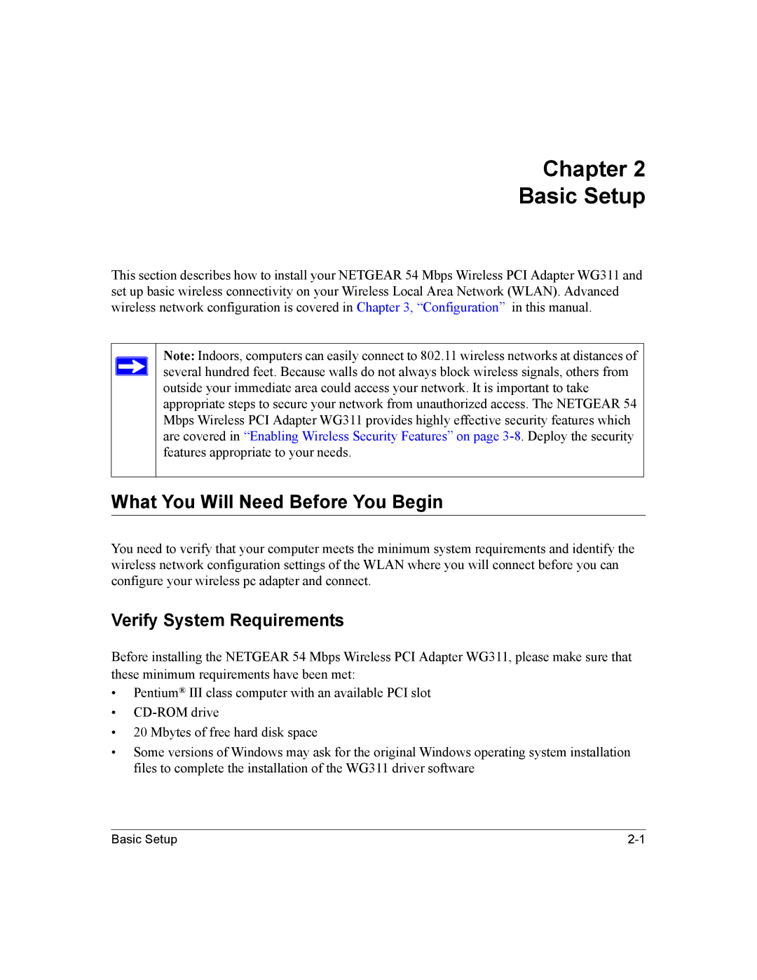 NETGEAR WG311 manual What You Will Need Before You Begin, Verify System Requirements 