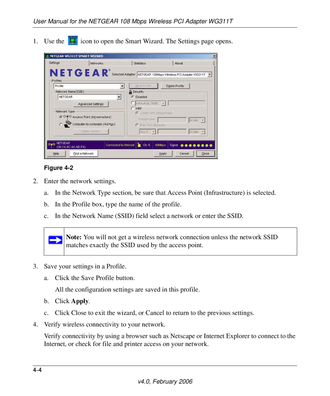 NETGEAR WG311T user manual V4.0, February 