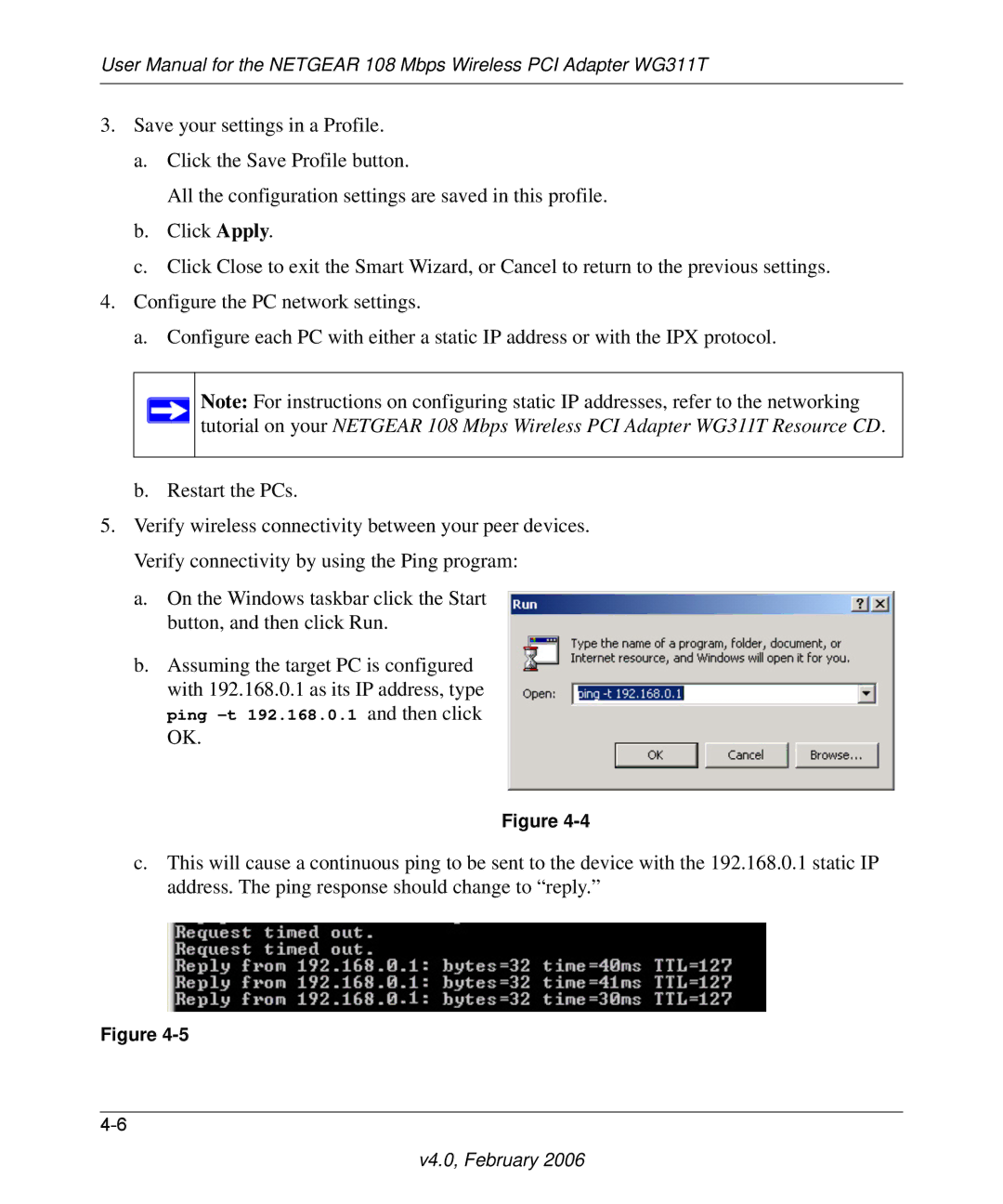 NETGEAR WG311T user manual V4.0, February 