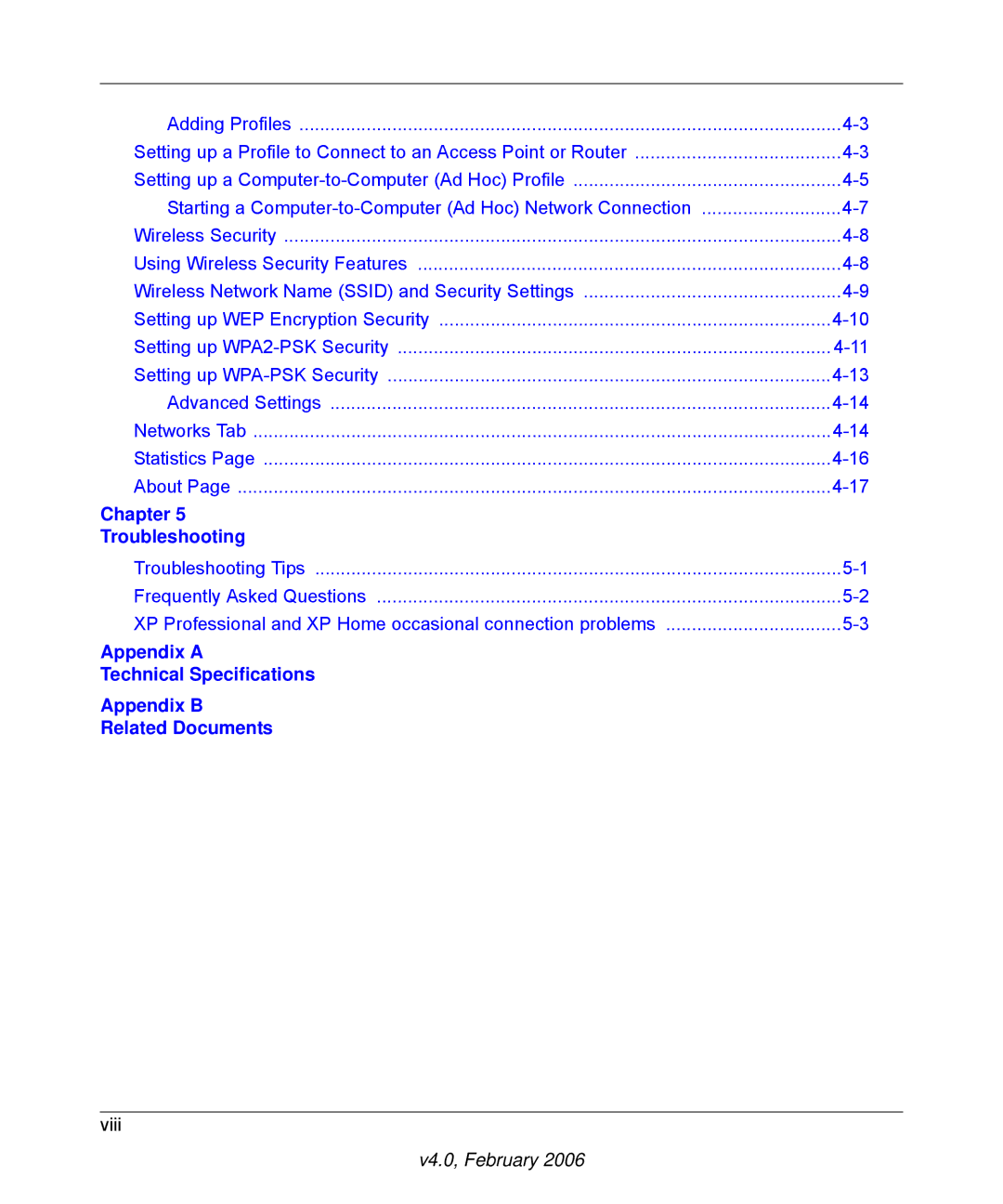 NETGEAR WG311T user manual Chapter Troubleshooting 