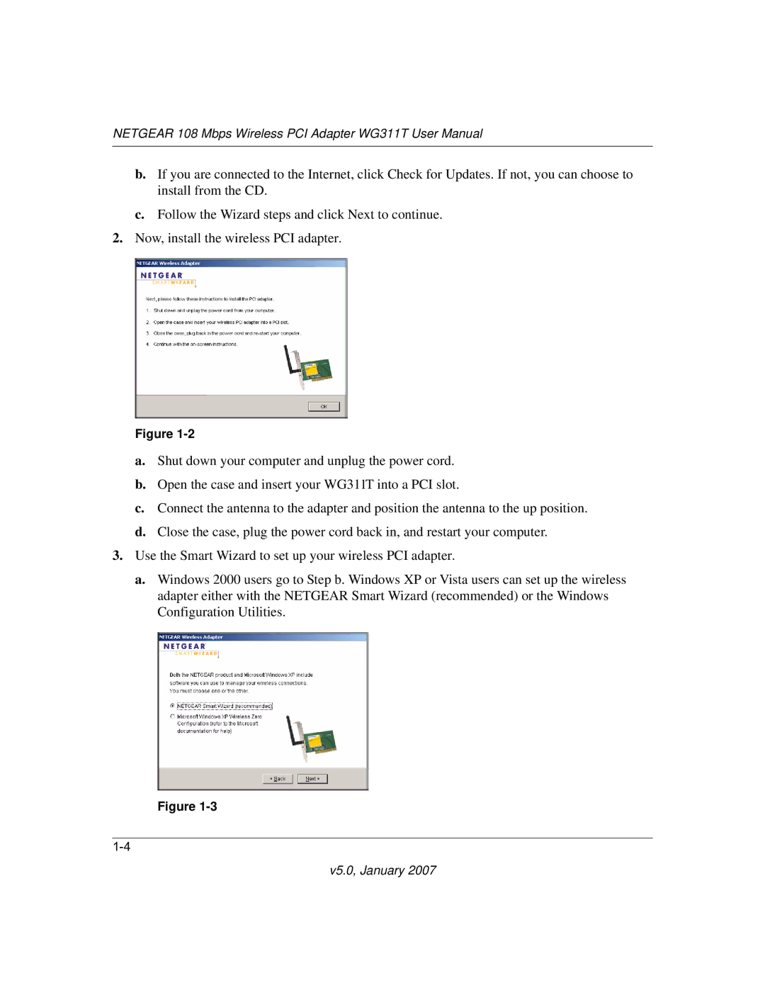 NETGEAR WG311T user manual V5.0, January 