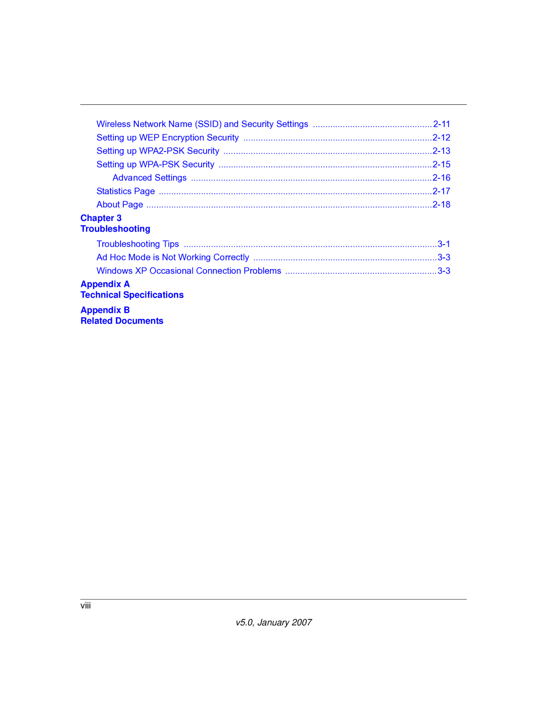 NETGEAR WG311T user manual Chapter Troubleshooting 