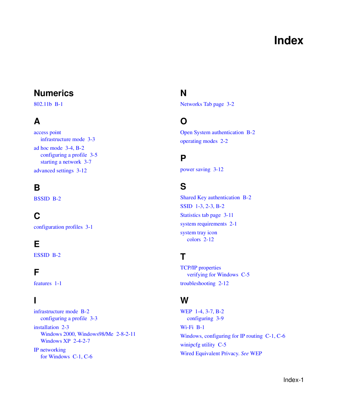 NETGEAR WG311v3 manual Index, Numerics 