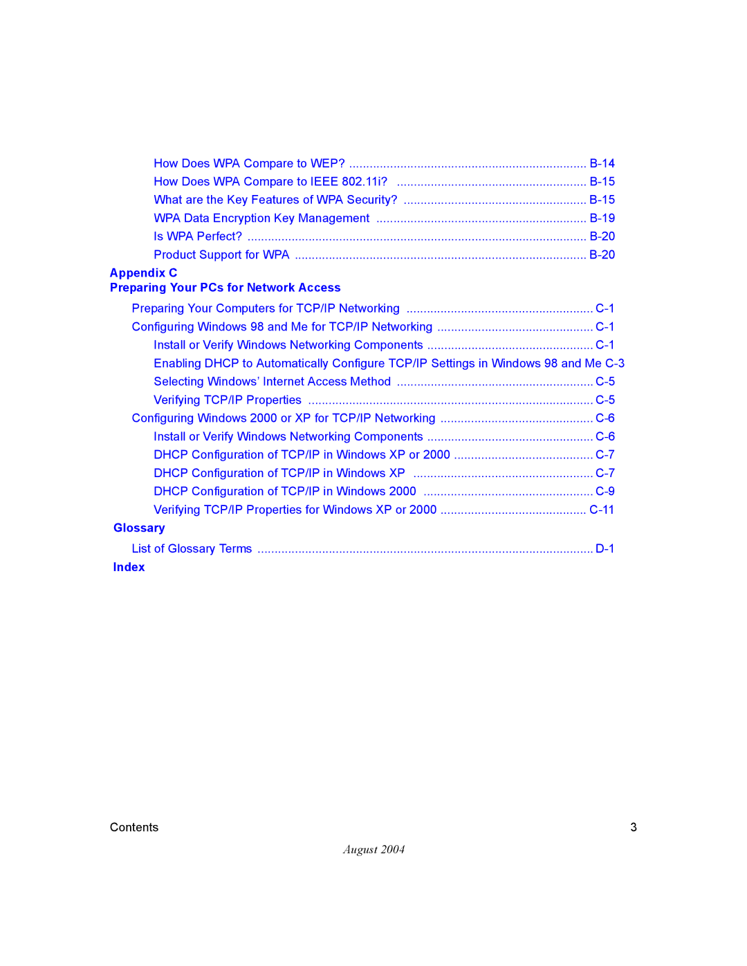 NETGEAR WG511U user manual Glossary 