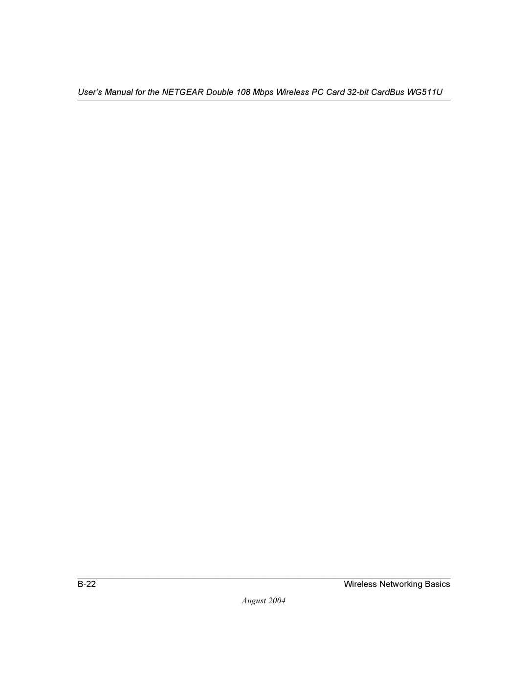 NETGEAR WG511U user manual Wireless Networking Basics 