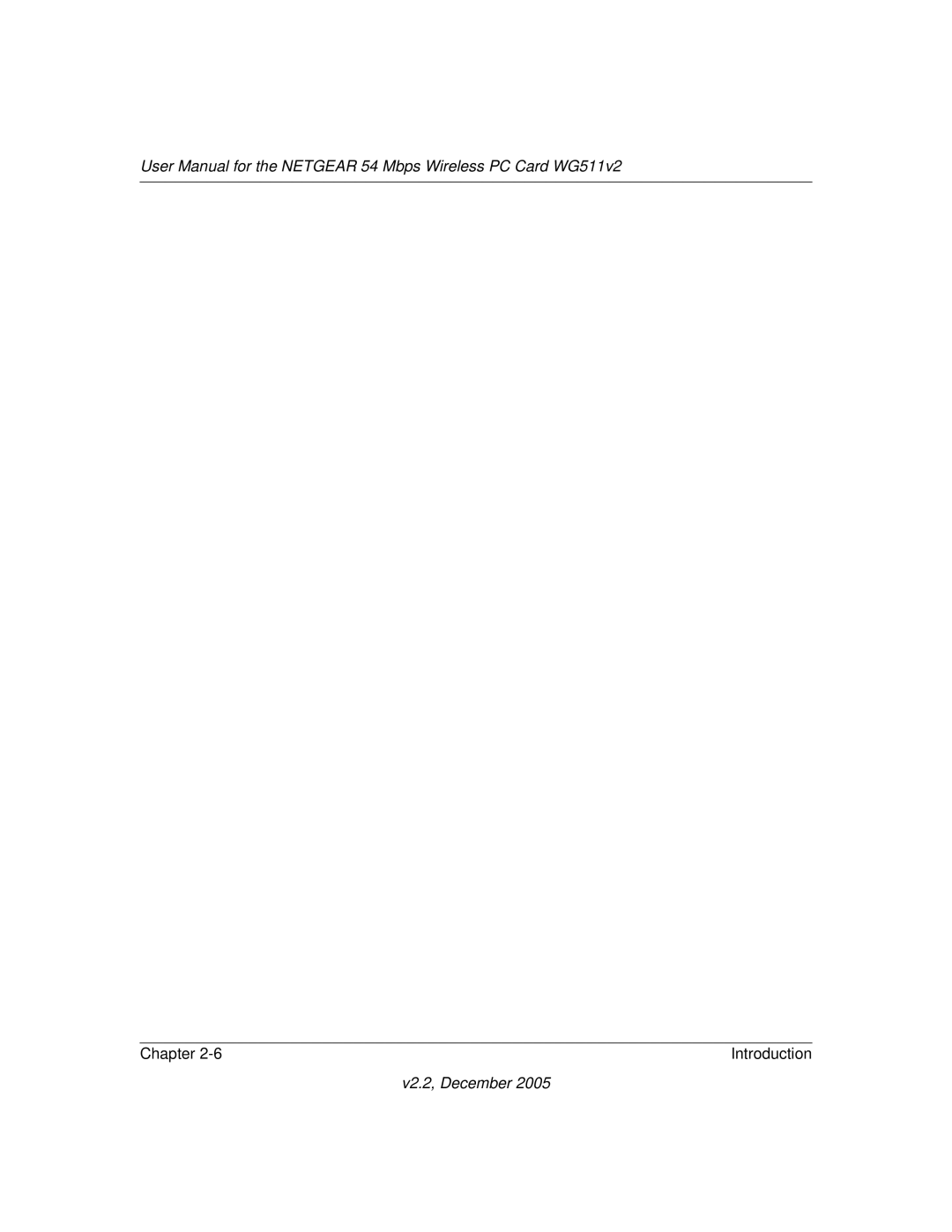 NETGEAR WG511v2 user manual V2.2, December 