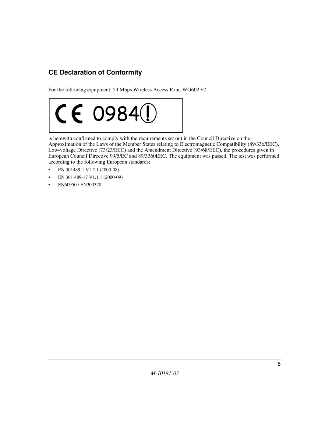 NETGEAR WG602 V2 manual 0984 