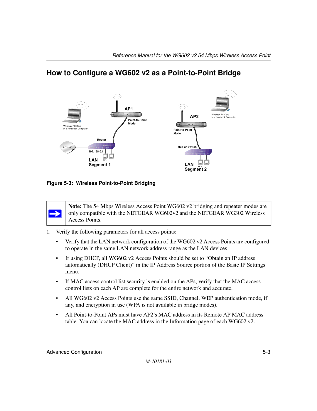 NETGEAR WG602 V2 manual Repeater modes are 