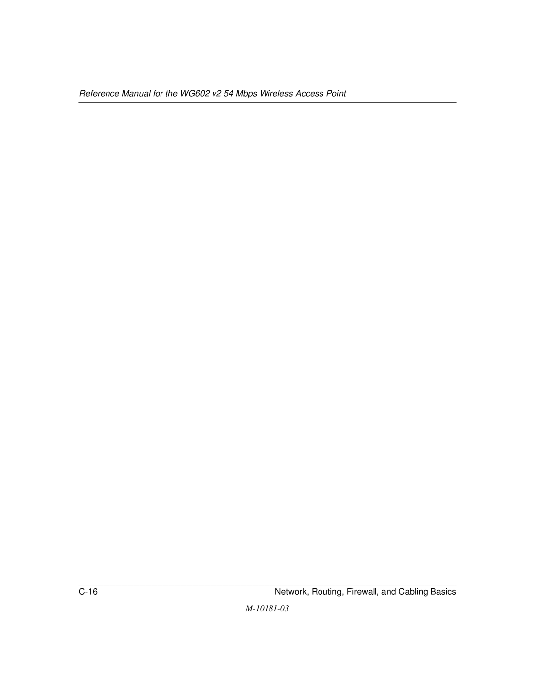 NETGEAR WG602 V2 manual Network, Routing, Firewall, and Cabling Basics 