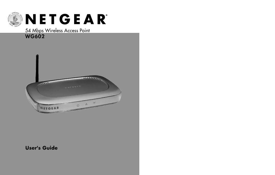 NETGEAR WG602 manual 