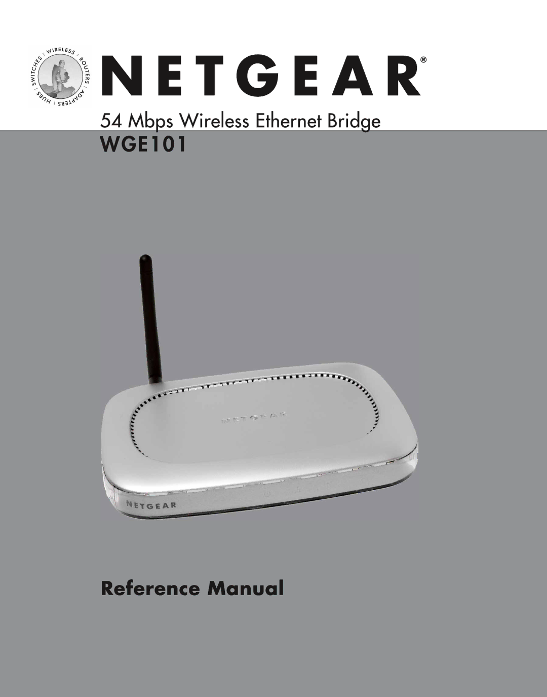 NETGEAR WGE101 manual 