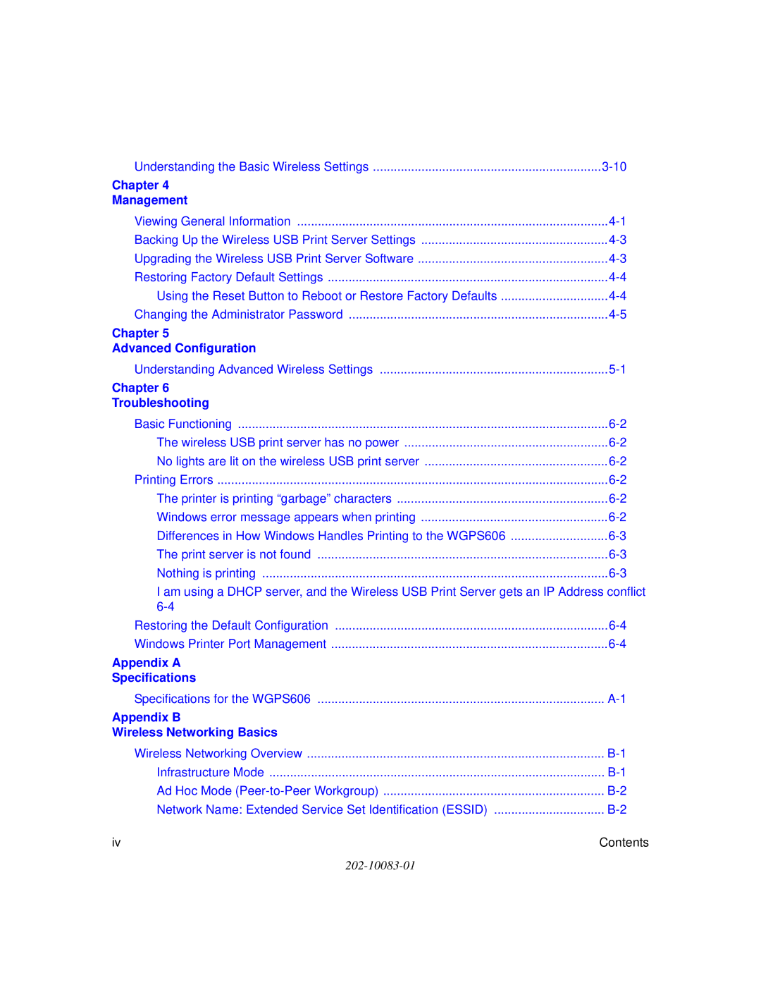 NETGEAR WGPS606 manual Chapter Advanced Configuration 