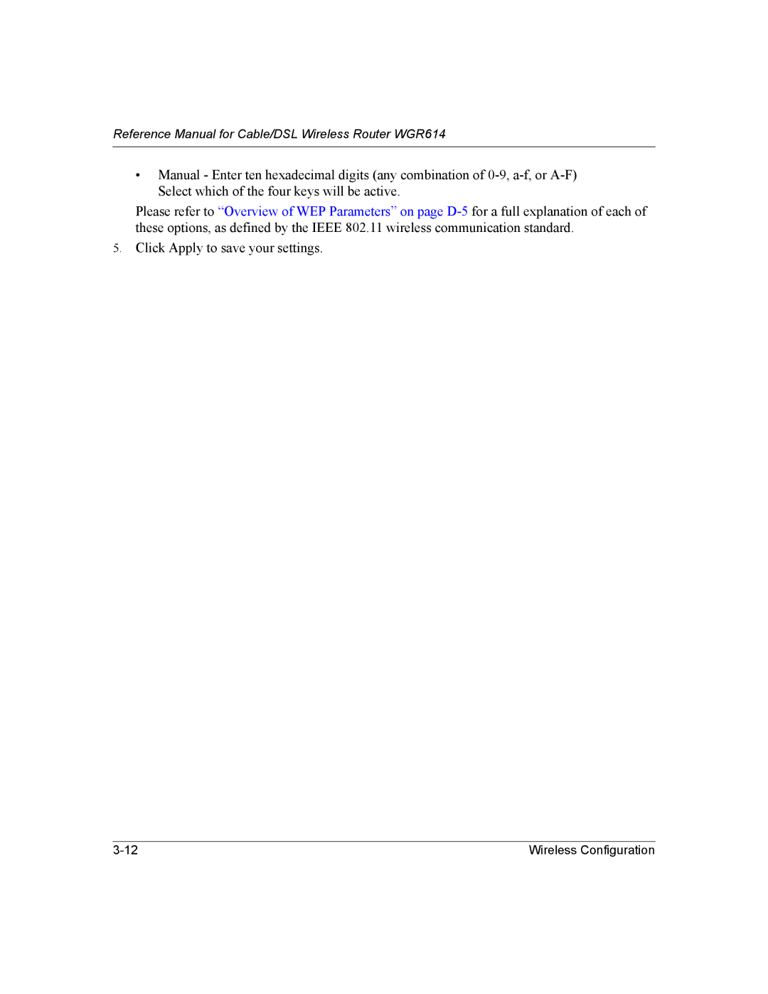 NETGEAR NTGWGR614 manual Reference Manual for Cable/DSL Wireless Router WGR614 