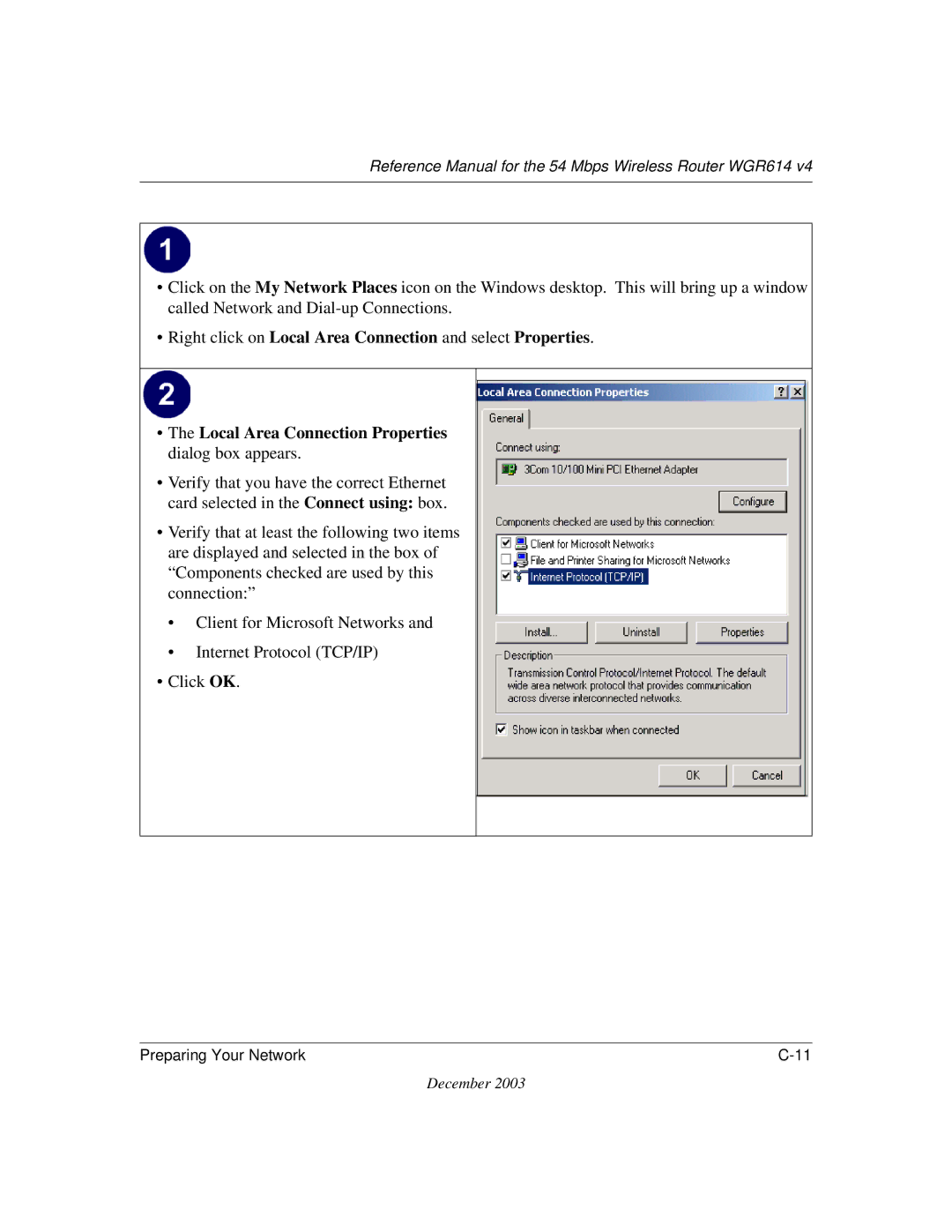 NETGEAR WGR614 v4 manual Reference Manual for the 54 Mbps Wireless Router WGR614 