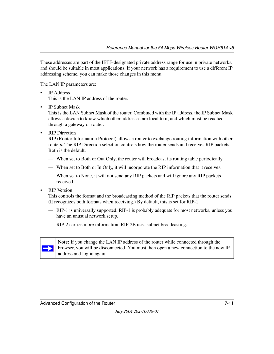 NETGEAR WGR614 v5 manual Reference Manual for the 54 Mbps Wireless Router WGR614 