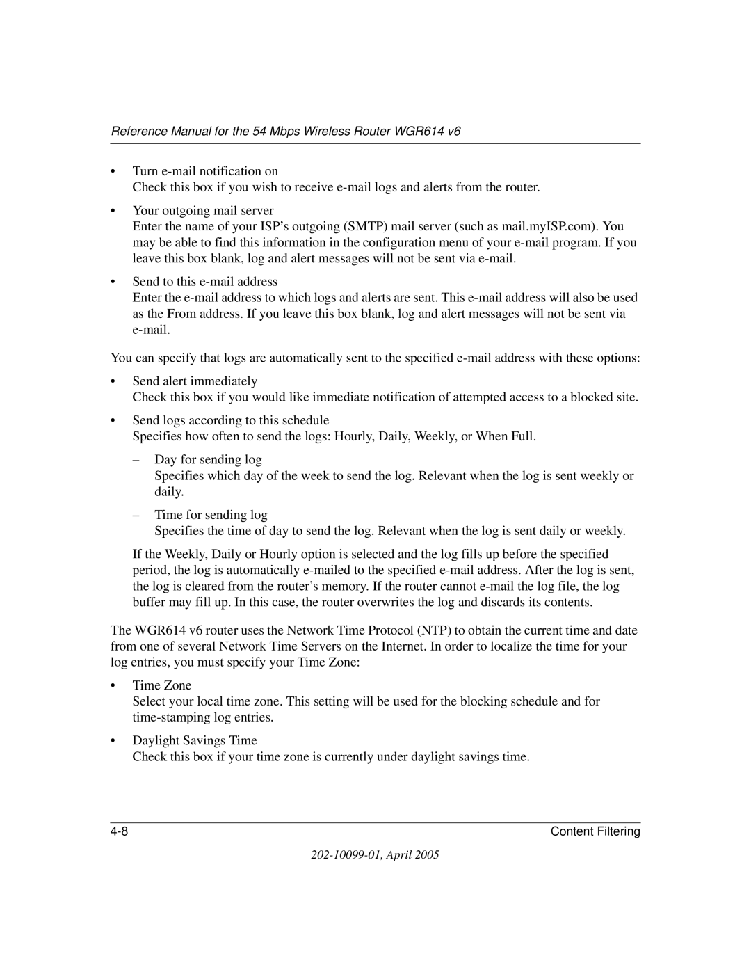 NETGEAR WGR614 v6 manual Reference Manual for the 54 Mbps Wireless Router WGR614 