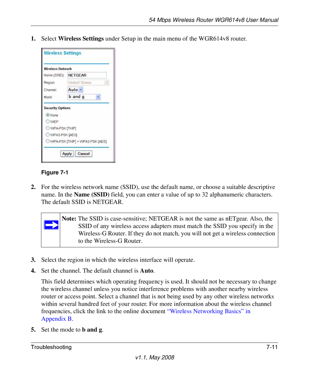 NETGEAR WGR614 v8 manual V1.1, May 