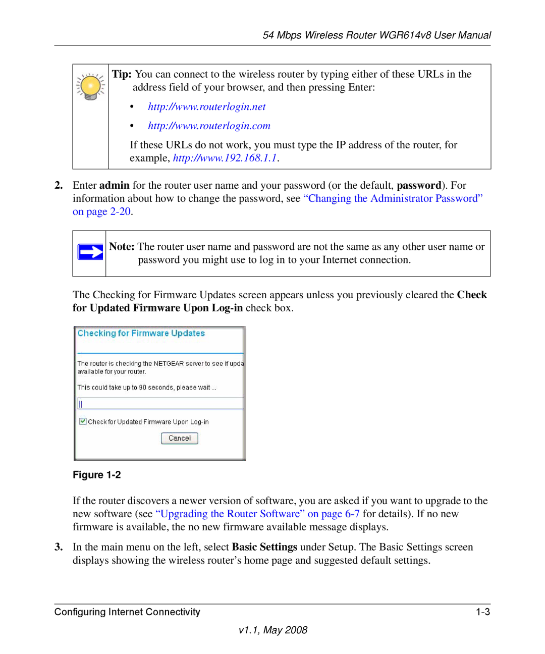 NETGEAR WGR614 v8 manual V1.1, May 