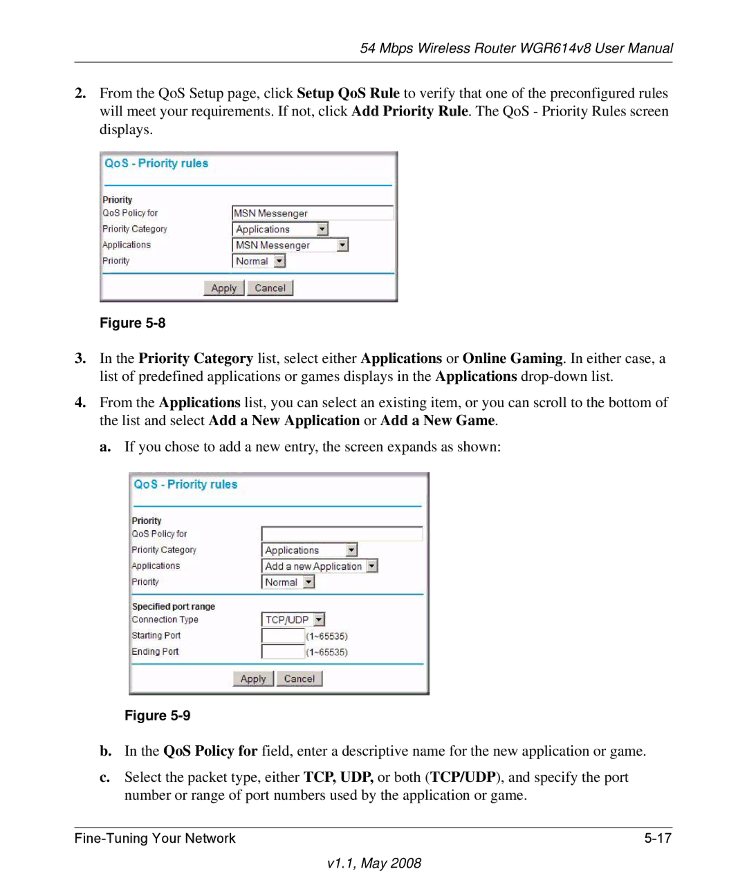 NETGEAR WGR614 v8 manual V1.1, May 