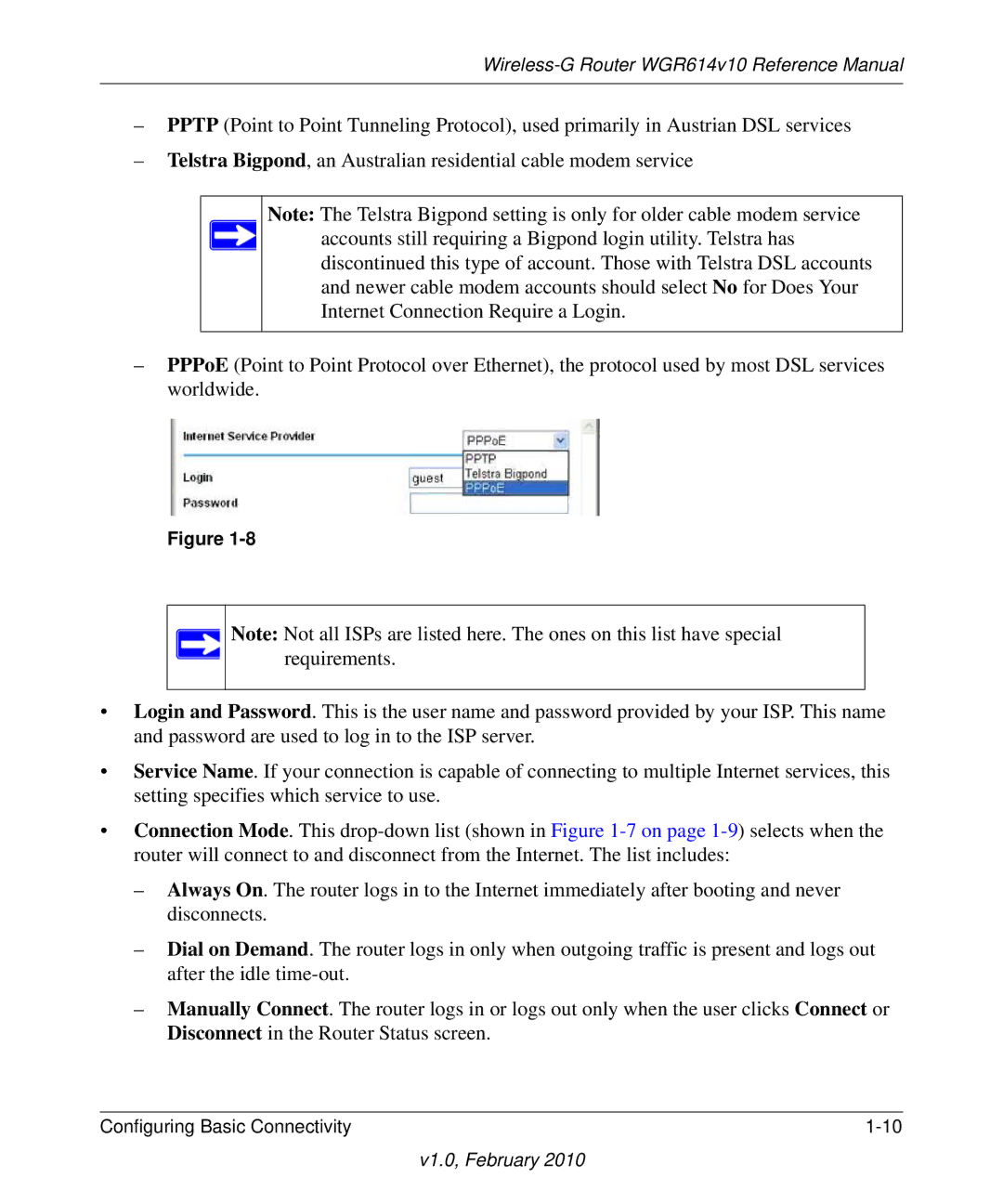 NETGEAR WGR614V10 manual Wireless-G Router WGR614v10 Reference Manual 